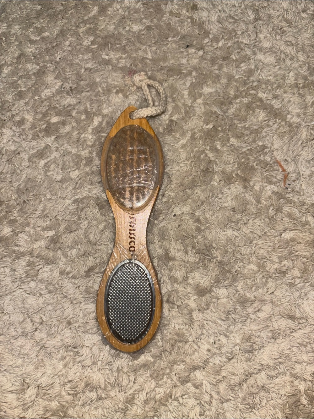 Brand New Wooden Foot File and Callus Remover (4 textures) - Brown